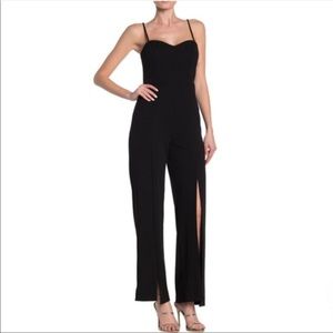 Bebe Scuba Crepe Jumpsuit